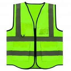 Áo Ghi Lê Phản Quang 4 Túi Vải Poly Cao Cấp