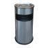 Thùng rác inox gạt tàn tròn (250x610mm)