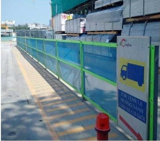 LƯỚI PVC CHẮN LAN CAN
