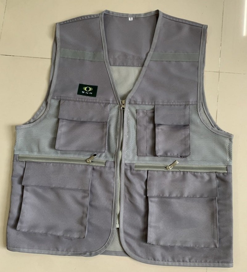 Áo Ghi Lê Túi Hộp 3 Khóa Kéo Hàn Quốc
