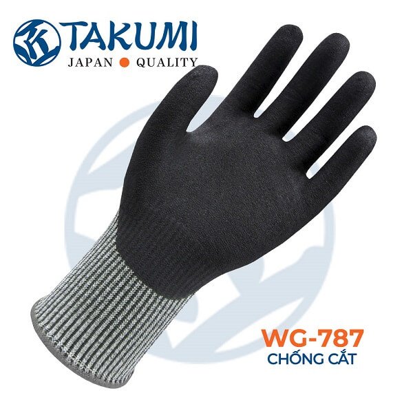 Găng Tay Chống Cắt Wonder Grip WG-787 Phủ Nitrile