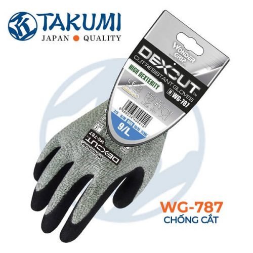 Găng Tay Chống Cắt Wonder Grip WG-787 Phủ Nitrile