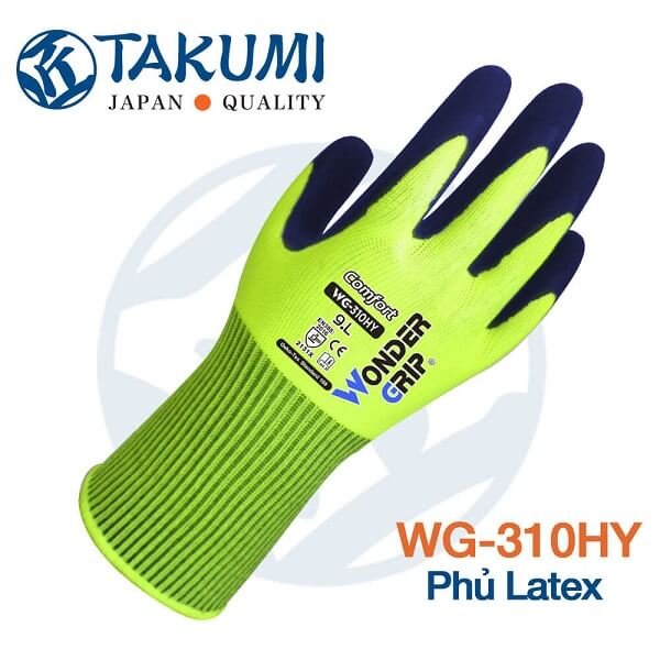 Găng Tay Bảo Hộ phủ Latex WG-310HY bám dính, linh hoạt