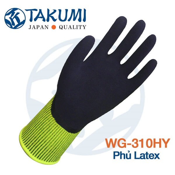 Găng Tay Bảo Hộ phủ Latex WG-310HY bám dính, linh hoạt